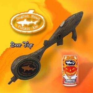 Dogfish Head Punkin Ale Beer Tap Breweriana (Broken Fin)